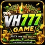 VH777 Game logo - official mobile gaming app icon for money-earning games on Android phones in Pakistan 2026